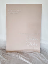 Load image into Gallery viewer, WEDDING WELCOME SIGN - RECTANGLE
