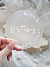 Load image into Gallery viewer, PERSONALISED COASTERS - SEMI CIRCLE