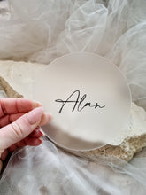 Load image into Gallery viewer, PERSONALISED COASTERS - COLOURED FONT
