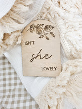 Load image into Gallery viewer, DOUBLE SIDED - ISN'T SHE LOVELY / ISN'T HE WONDERFUL