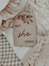 Load image into Gallery viewer, DOUBLE SIDED - ISN'T SHE LOVELY / ISN'T HE WONDERFUL