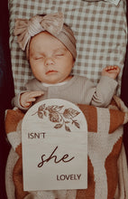 Load image into Gallery viewer, DOUBLE SIDED - ISN'T SHE LOVELY / ISN'T HE WONDERFUL
