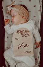 Load image into Gallery viewer, DOUBLE SIDED - ISN'T SHE LOVELY / ISN'T HE WONDERFUL