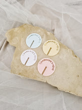 Load image into Gallery viewer, ACRYLIC PASTEL DRINK TAGS - CUT OUT