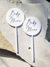 Load image into Gallery viewer, ACRYLIC CUPCAKE TOPPERS