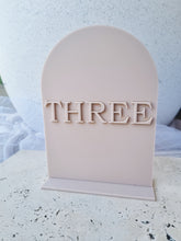 Load image into Gallery viewer, TABLE NUMBERS SIGNS - BOLD