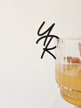 Load image into Gallery viewer, ACRYLIC DRINK TAGS - INITIALS