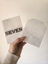 Load image into Gallery viewer, STONE TABLE NUMBER - BOLD ACRYLIC