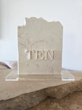 Load image into Gallery viewer, STONE TABLE NUMBER - BOLD ACRYLIC
