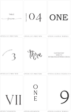 Load image into Gallery viewer, STONE TABLE NUMBER - BOLD ACRYLIC