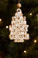 Load image into Gallery viewer, PERSONALISED CHRISTMAS ORNAMENT - CUSTOM BACKGROUND