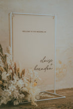 Load image into Gallery viewer, WEDDING WELCOME SIGN - RECTANGLE