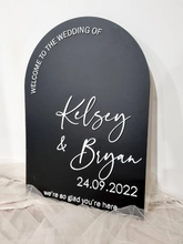 Load image into Gallery viewer, WEDDING WELCOME SIGN - ARCH
