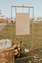 Load image into Gallery viewer, WEDDING WELCOME SIGN - RECTANGLE