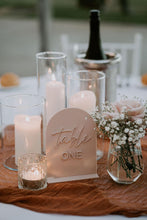 Load image into Gallery viewer, TABLE NUMBERS SIGNS - WRITTEN