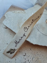 Load image into Gallery viewer, LINEN FABRIC - PLACE CARDS CHRISTMAS