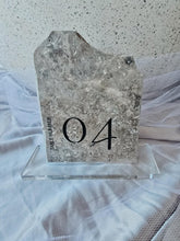 Load image into Gallery viewer, OYSTER STONE TABLE NUMBER - TABLE NO.