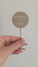 Load and play video in Gallery viewer, ACRYLIC CUPCAKE TOPPERS
