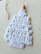 Load image into Gallery viewer, PERSONALISED CHRISTMAS ORNAMENT - CUSTOM BACKGROUND