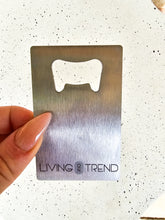 Load image into Gallery viewer, PERSONALISED CREDIT CARD BOTTLE OPENER LOGO