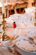 Load image into Gallery viewer, LINEN FABRIC - PLACE CARDS BLACK FONT
