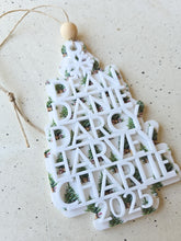 Load image into Gallery viewer, PERSONALISED CHRISTMAS ORNAMENT - CUSTOM BACKGROUND