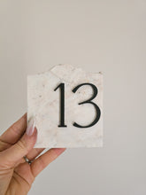 Load image into Gallery viewer, STONE TABLE NUMBER - ACRYLIC NUMBER