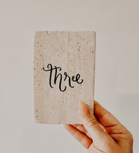 Load image into Gallery viewer, STONE TABLE NUMBER - CREATIVE FONT