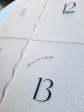 Load image into Gallery viewer, TABLE NUMBERS SIGNS - STRAIGHT WIGGLE