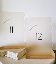 Load image into Gallery viewer, TABLE NUMBERS SIGNS - STRAIGHT WIGGLE