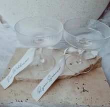 Load image into Gallery viewer, LINEN FABRIC - PLACE CARDS BLACK FONT