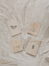 Load image into Gallery viewer, STONE TABLE NUMBERS - ACRYLIC LETTERS