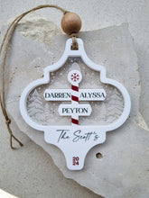 Load image into Gallery viewer, PERSONALISED ACRYLIC CHRISTMAS ORNAMENT - FAMILY 2024