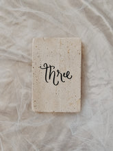 Load image into Gallery viewer, STONE TABLE NUMBER - CREATIVE FONT