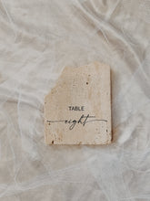 Load image into Gallery viewer, STONE TABLE NUMBERS - SERIF AND CURSIVE