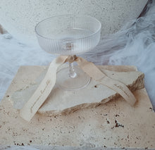 Load image into Gallery viewer, LINEN FABRIC - PLACE CARDS GOLD FONT