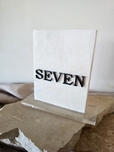 Load image into Gallery viewer, STONE TABLE NUMBER - BOLD ACRYLIC