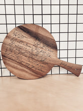 Load image into Gallery viewer, HANDWRITTEN FAMILY RECIPE - CHOPPING BOARD