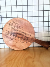 Load image into Gallery viewer, HANDWRITTEN FAMILY RECIPE - CHOPPING BOARD
