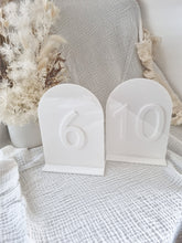 Load image into Gallery viewer, TABLE NUMBERS SIGNS - SANS