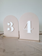 Load image into Gallery viewer, TABLE NUMBERS SIGNS - BOHO