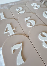 Load image into Gallery viewer, TABLE NUMBERS SIGNS - BOHO