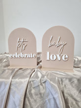 Load image into Gallery viewer, TABLE NUMBERS SIGNS - BOHO WRITTEN
