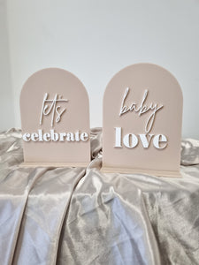 TABLE NUMBERS SIGNS - BOHO WRITTEN