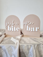 Load image into Gallery viewer, TABLE NUMBERS SIGNS - BOHO WRITTEN