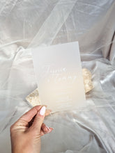 Load image into Gallery viewer, ACRYLIC INVITATION