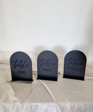 Load image into Gallery viewer, TABLE NUMBERS SIGNS - WRITTEN