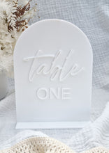 Load image into Gallery viewer, TABLE NUMBERS SIGNS - WRITTEN