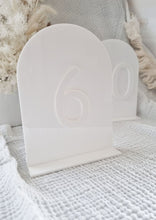 Load image into Gallery viewer, TABLE NUMBERS SIGNS - SANS