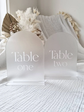 Load image into Gallery viewer, TABLE NUMBERS SIGNS - SLEEK